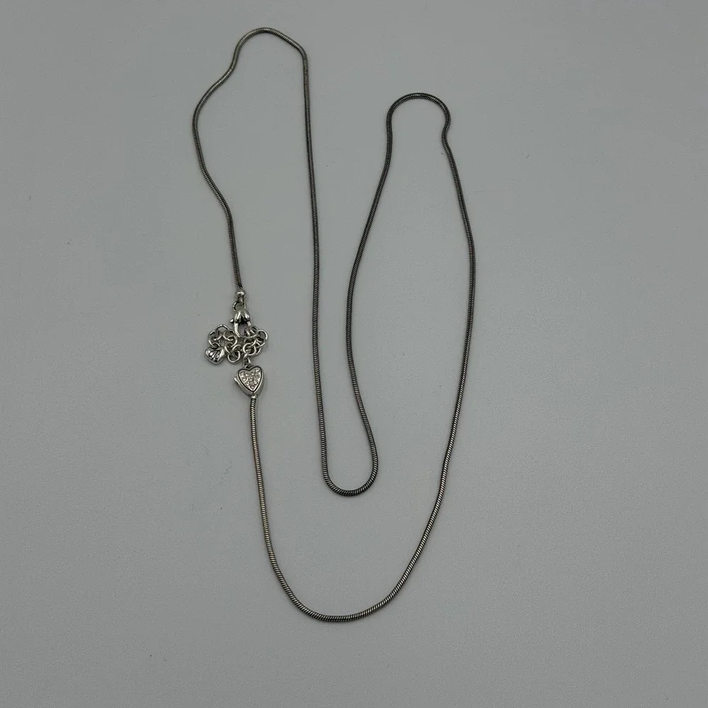 BRIGHTON‎ JEWELRY LOT 3 Bracelets 1 Necklace Silver